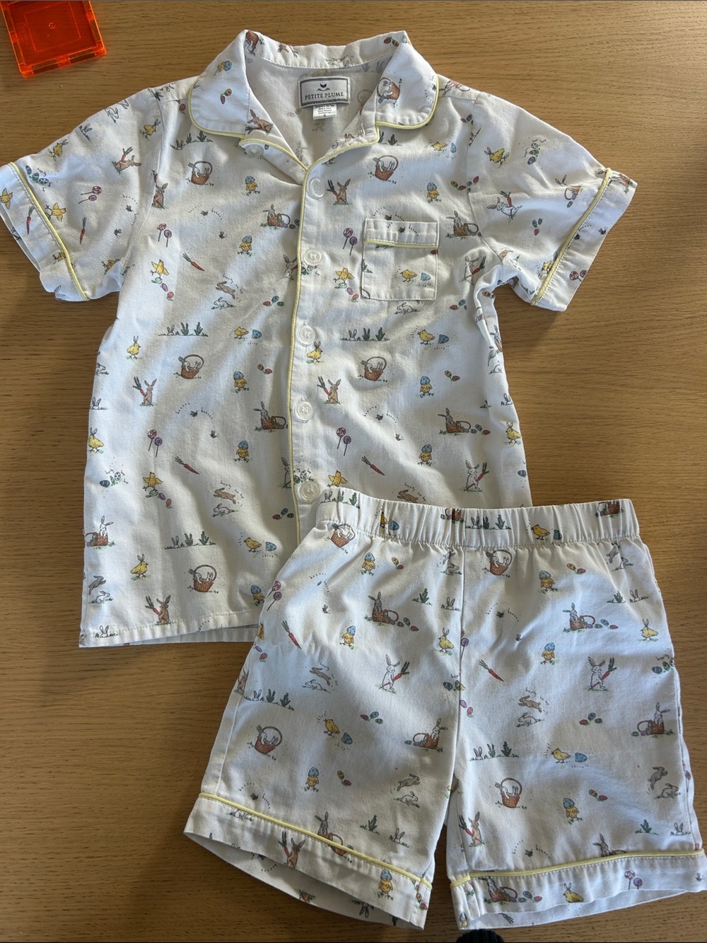 Petite plume Easter print pjs